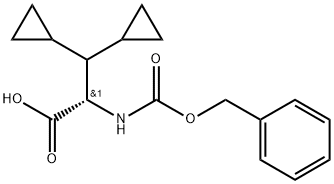 (S)-2-(((bentsyylioksi)karbonyyli)amino)-3,3-disyklopropyylipropaanihappo