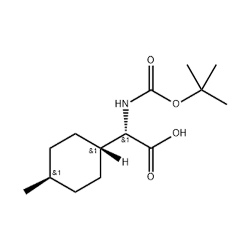 (S)-2-((tert-butoksikarbonyyli)amino)-2-(trans-4-metyylisykloheksyyli)etikkahappo