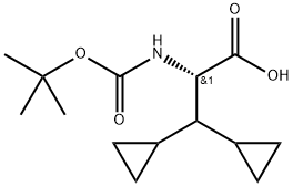 (S)-2-((tert-butoksikarbonyyli)amino)-3,3-disyklopropyylipropaanihappo