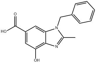 1-bentsyyli-4-hydroksi-2-metyyli-1 H-bentso[d]imidatsoli-6-karboksyylihappo