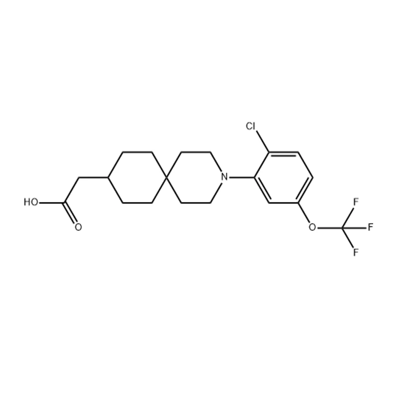 3-[2-kloori-5-(trifluorimetoksi)fenyyli]-3-atsaspiro[5.5]undekaani-9-etikkahappo