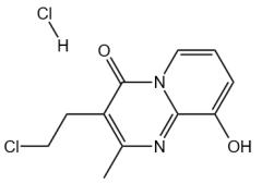 3-(2-kloorietyyli)-9-hydroksi-2-metyyli-4H-pyrido[1,2-a]pyrimidin-4-onihydrokloridi