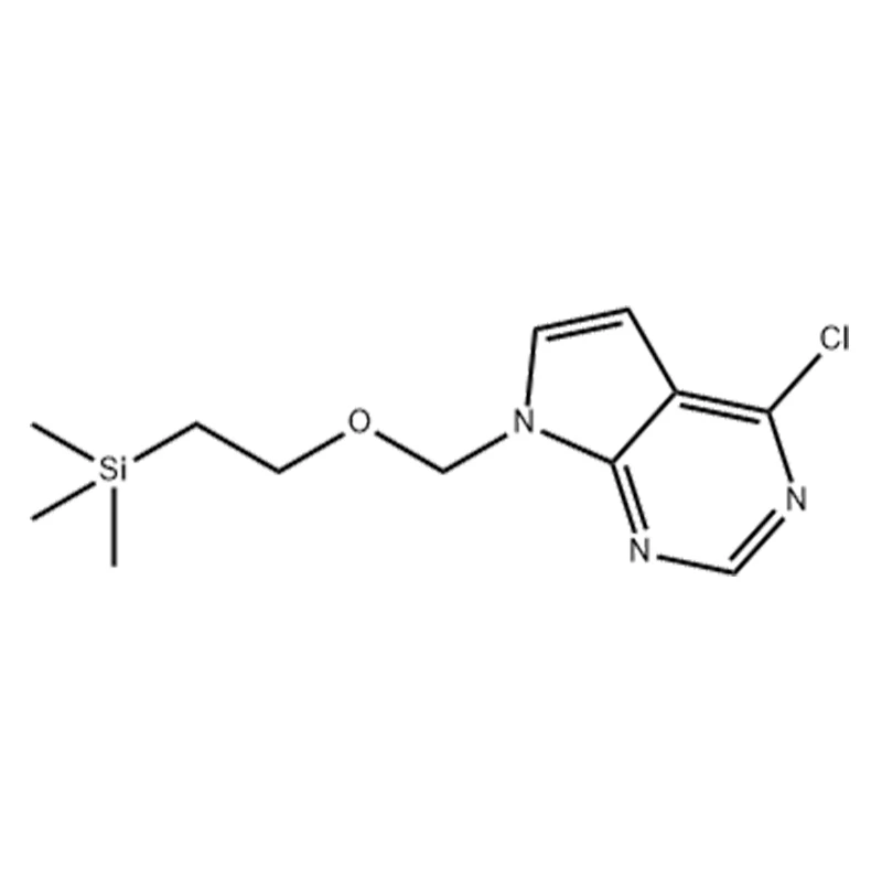 4-KLOORI-7-((2-(TRIMETYLISILYYLI)ETOKSI)METYLI)-7H-PYRROLO[2,3-D]PYRIMIDINI