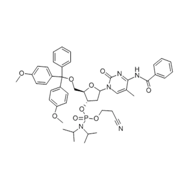 5'-O-(4,4'-dimetoksitrityyli)-N4-bentsoyyli-2'-deoksi-5-metyylisytidiini-3'-O-(O-2-syaanietyyli-N,N-di-isopropyylimino)fosforimidiitti