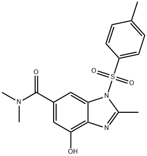 7-hydroksi-N,N,2-trimetyyli-3-tosyyli-3H-bentso[d]imidatsoli-5-karboksamidi