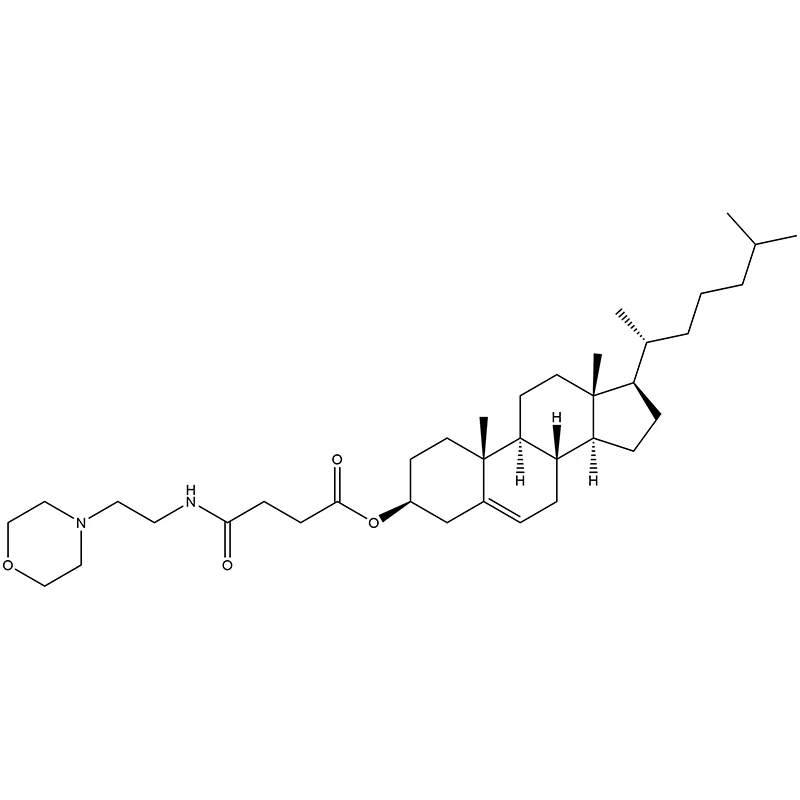 Kolest-5-en-3-oli (3p)-, 3-[4-[[2-(4-morfolinyyli)etyyli]amino]-4-oksobutanoaatti]