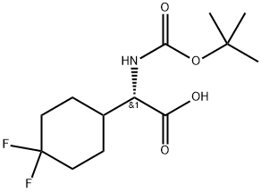 tert-butoksikarbonyyliamino-(4,4-difluorisykloheksyyli)etikkahappo