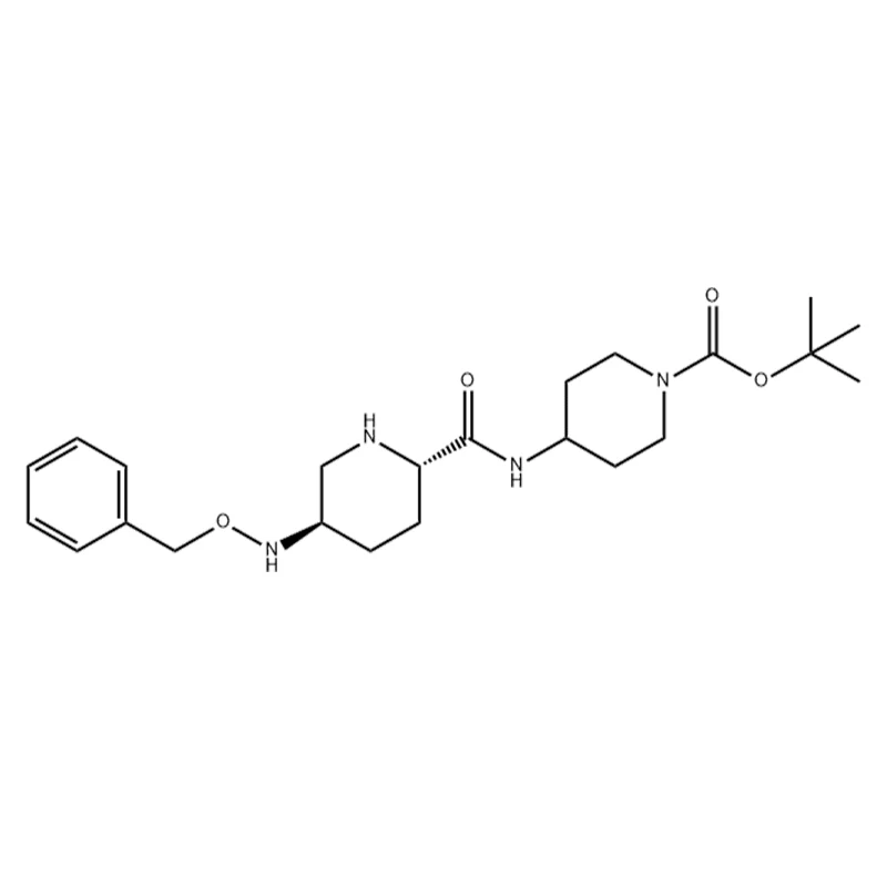 tert-butyyli-4-((2S,5R)-5-((bentsyylioksi)amino)piperidiini-2-karboksamido)piperidiini-1-karboksylaatti